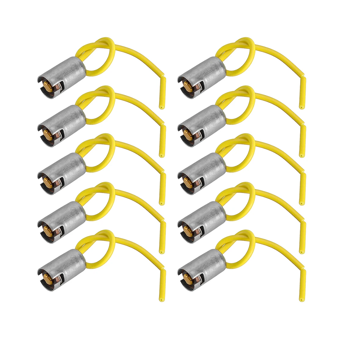 

10 шт. BA9S автомобиль грузовик внедорожник патроны для лампочек держатели основания разъемы с проводом универсальные