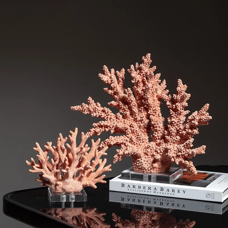 

Nordic Minimalist Fake Coral Decoration, Living Room TV Cabinet, Coffee Table, Home Decor Sample Room, Light Luxury Work Of Art