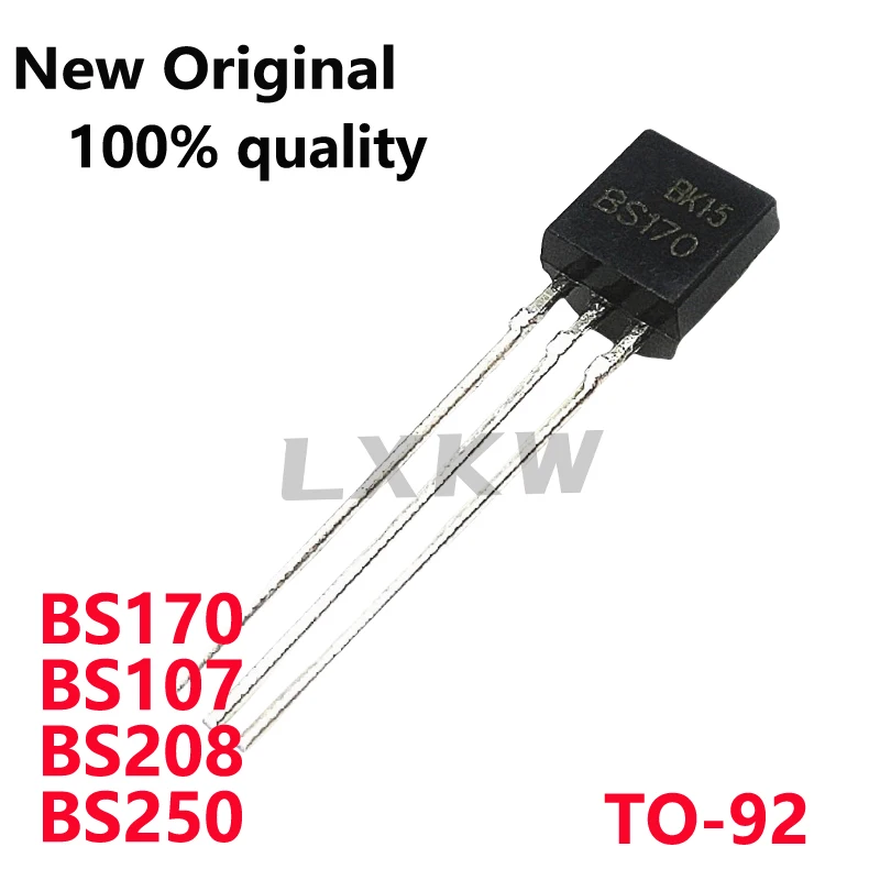 (10piece) New Original BS170 BS107 BS208 BS250 TO-92 Triode transistor In Stock