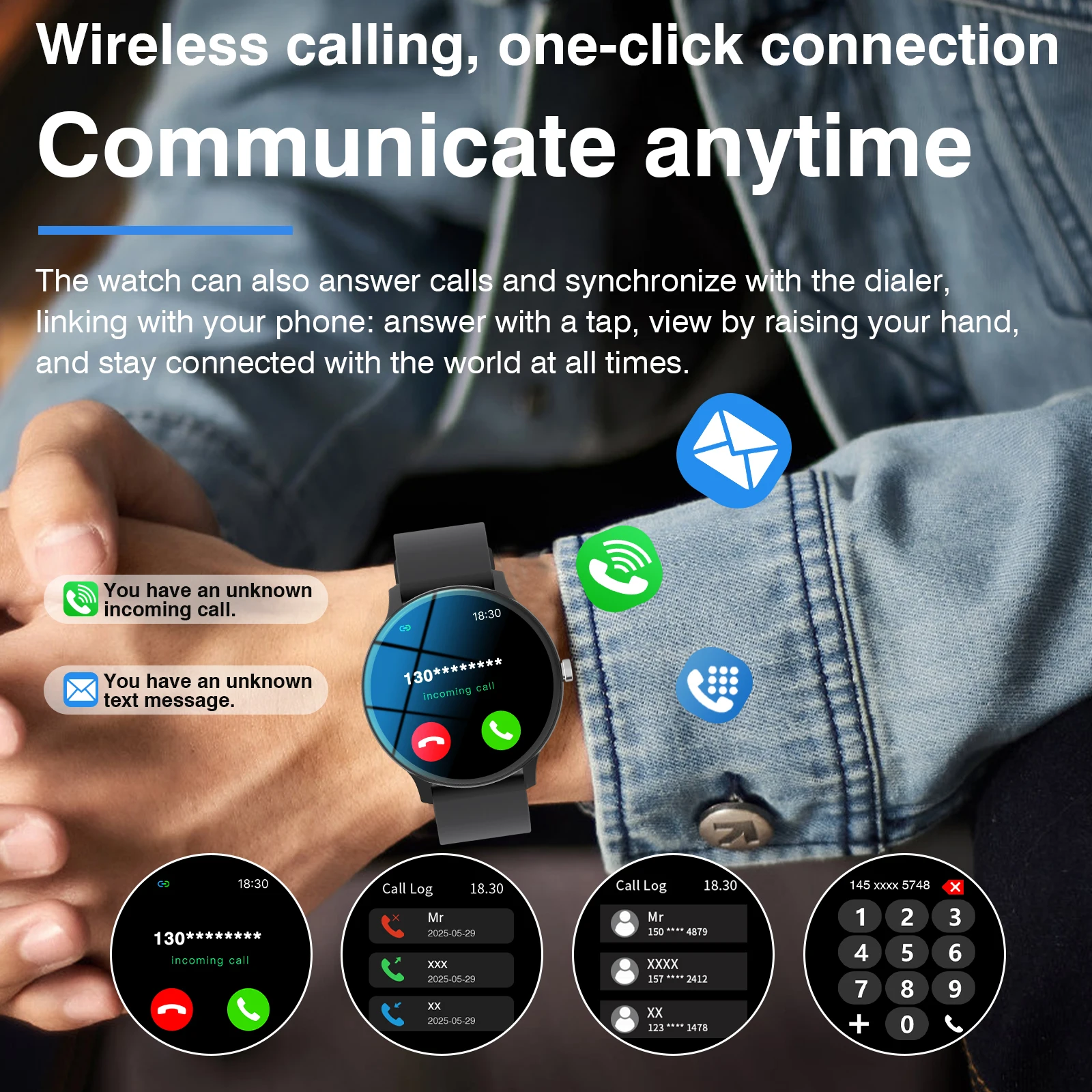 1.65인치 풀스크린 터치 스포츠 스마트워치, 무선 통 - Watch 7 Smartwatch Iphone 리뷰 및 가격