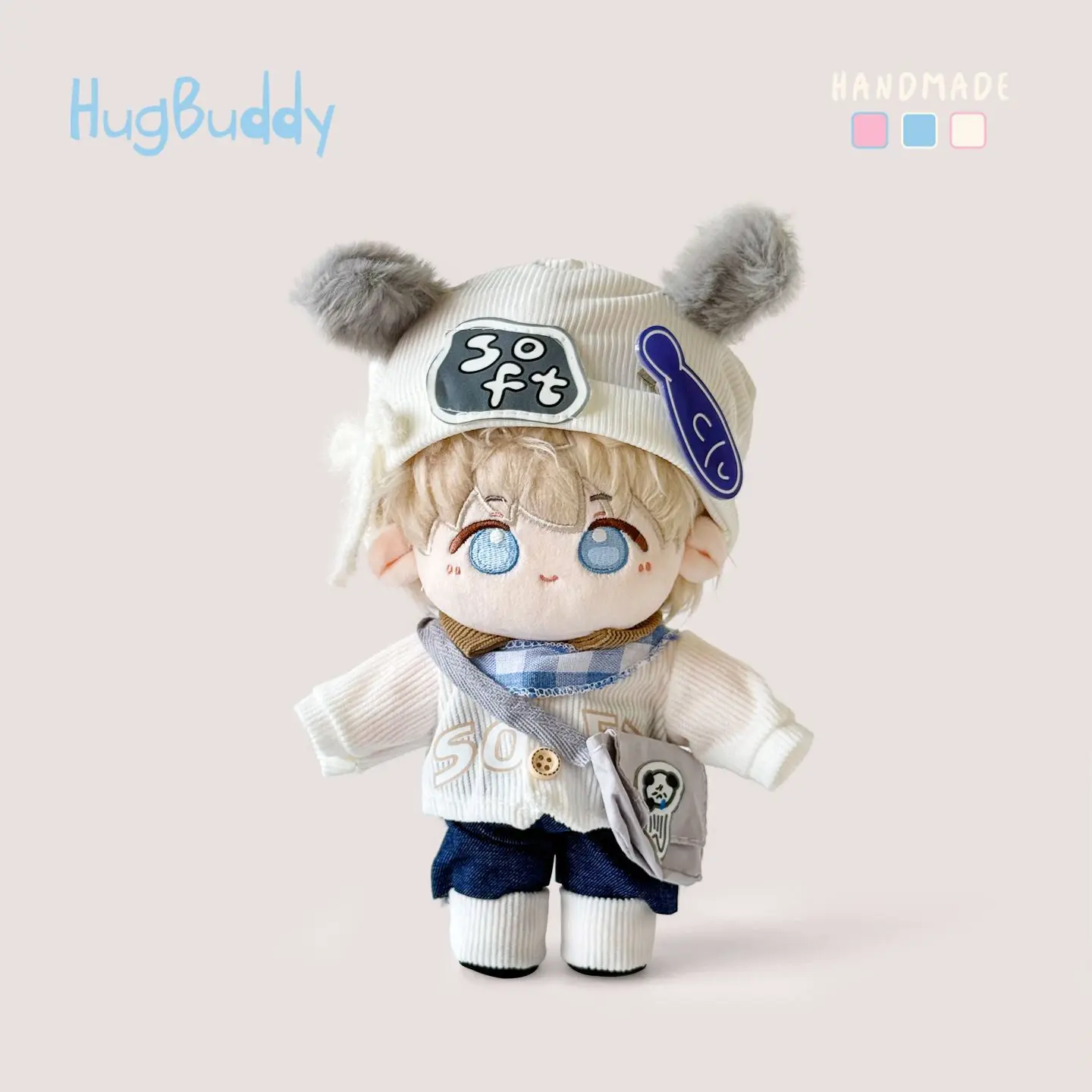 

20CM Cotton Doll Clothes Love and Deepspace Xavier Zayne Rafayel Sylus Caleb Plush Doll COS Dress-Up Clothing Doll Accessories