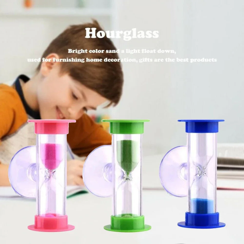 2 *Minute *Colorful Hourglass* Sandglass Sand Clock Timers Sand Timer Shower Timer Tooth Brushing Timer Children Home Decors