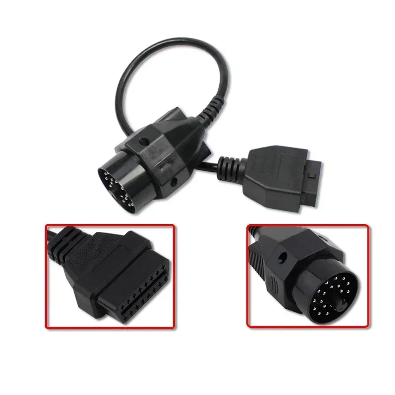 Latest OBD2 for BMW 20Pin To OBD2 16PIN Female Connector 36 E39 X5 Z3 forBMW 20PIN  Adapter Cable Extension Cable OBDII Adapter