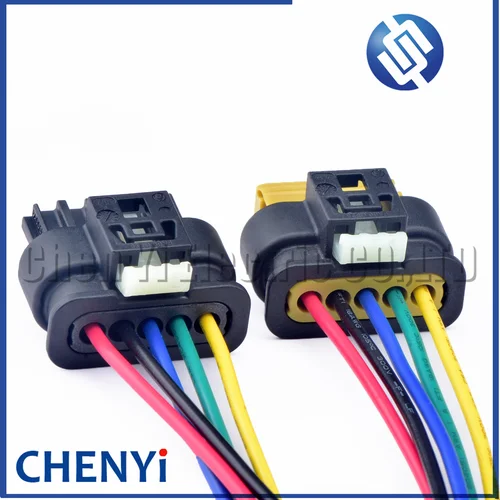 Imagen 2 del producto Conector de medidor de flujo de aire automático de 5 pines, colector de admisión de motor, enchufe de servomotor 8517903-02 8509445-805-123 para Benz BMW