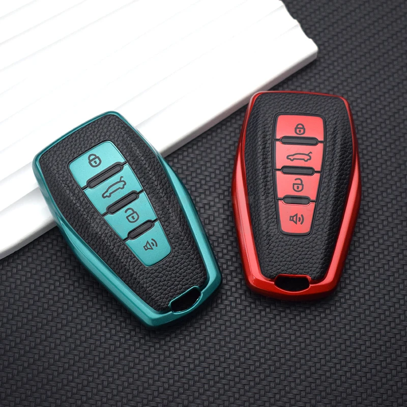 TPU Auto Key Protect Holder Shell for Geely Coolray Atlas Boyue NL3 Emgrand X7 EX7 SUV GT GC9 Borui Car Remote Key Case Cover