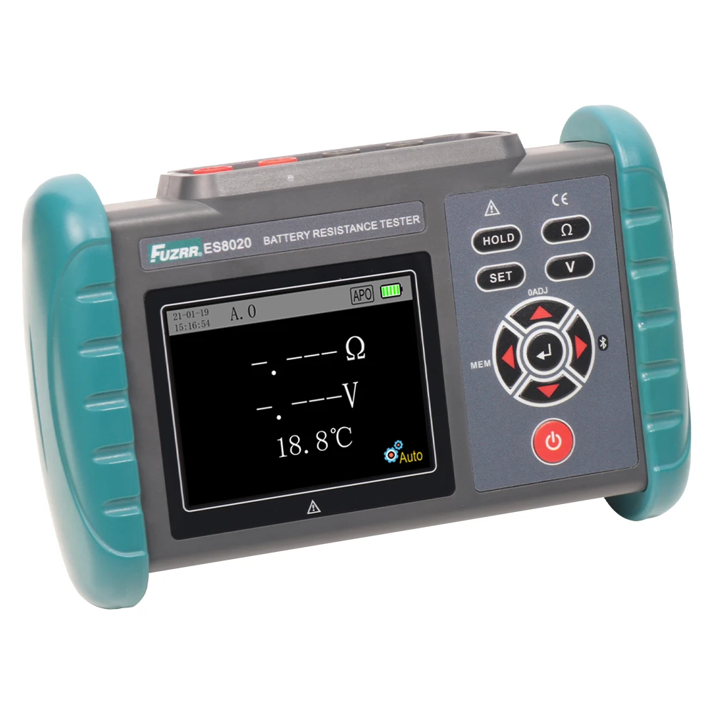 Digital ES8020 Li-ion /lead Acid Battery Internal Resistance Voltage Temperature ESR Tester/meter to Check  Battery Condition