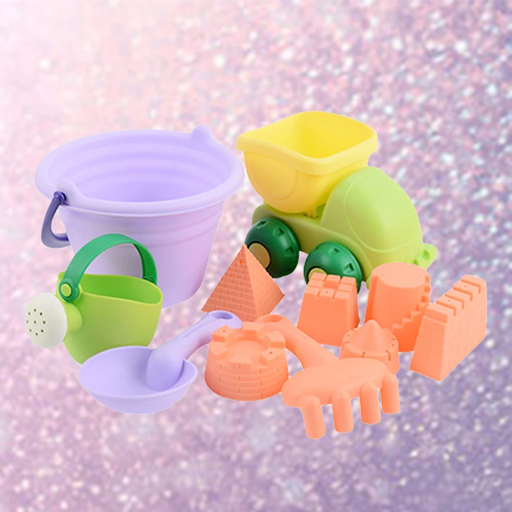 11 szt. Narzędzi do kopania piasku, edukacyjne zabawki plażowe dla dzieci, narzędzia z miękkiej gumy, bezpieczne, z gładkimi krawędziami.