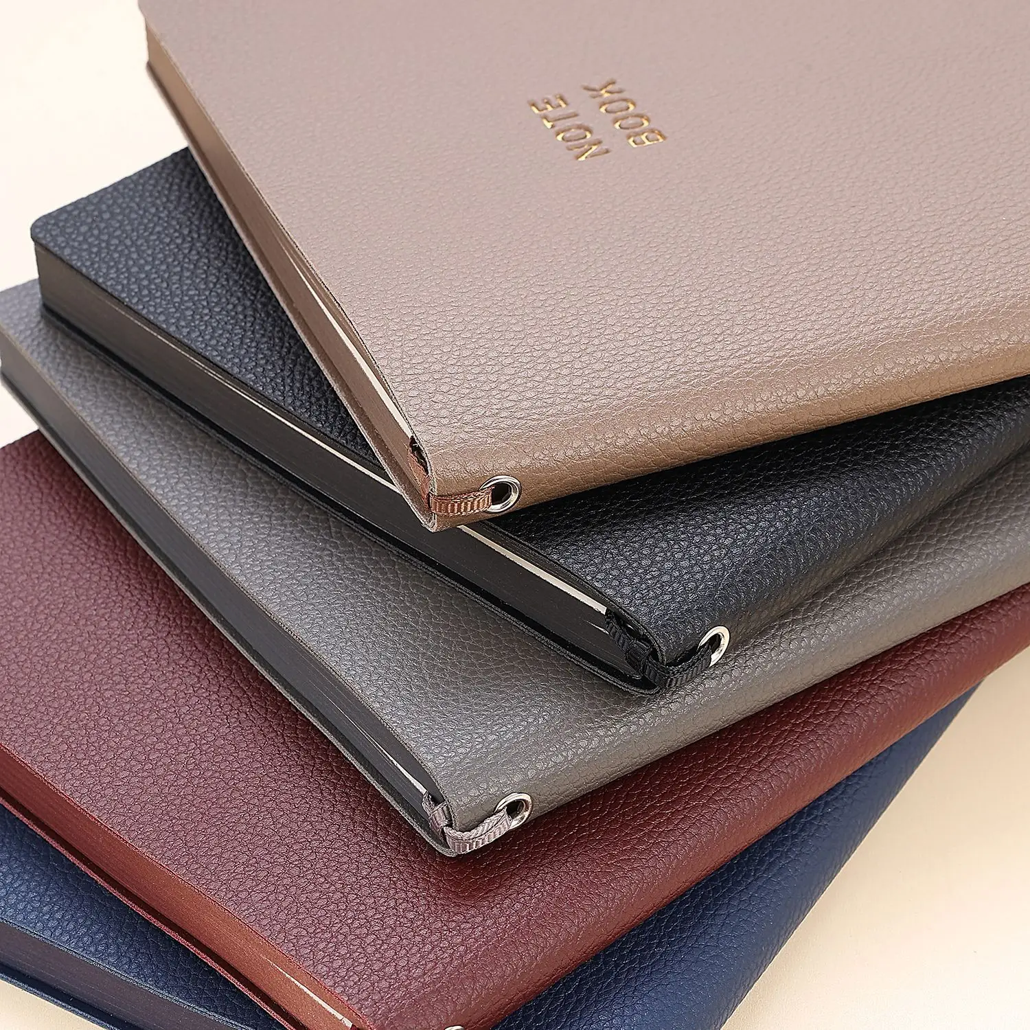 Высококачественный блокнот, офисный блокнот Enterprise, блокнот из мягкой кожи цвета слоновой кости для защиты глаз