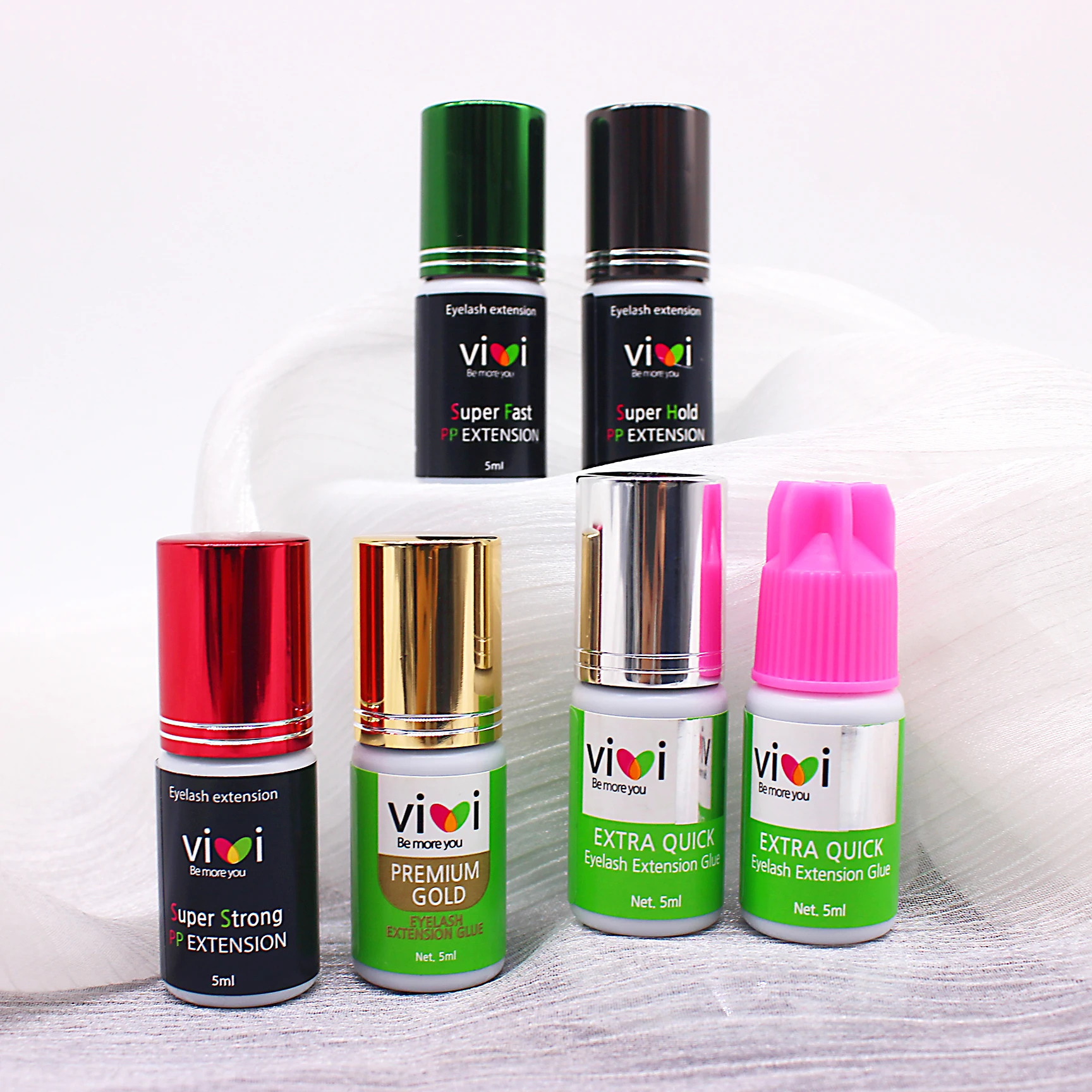 

1 Bottle VIVI Glue Korea Eyelash Extension 5ml Premium Supplies Super Strong 5ml 1S Adhesive Long Lasting EXTRA QUICK Medium