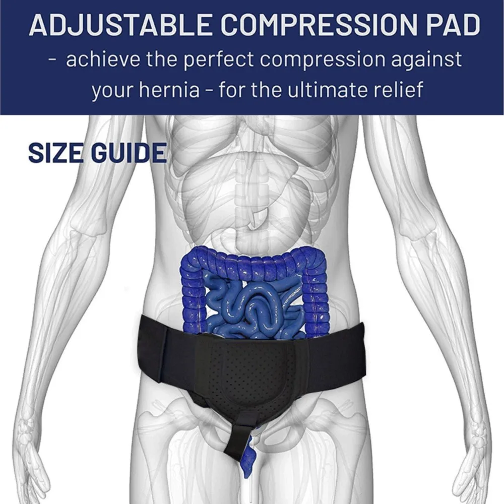 Male Hernia Belt Breathable Comfortable Post Surgery Men Inguinal Hernia Support Truss Health Care Supplies