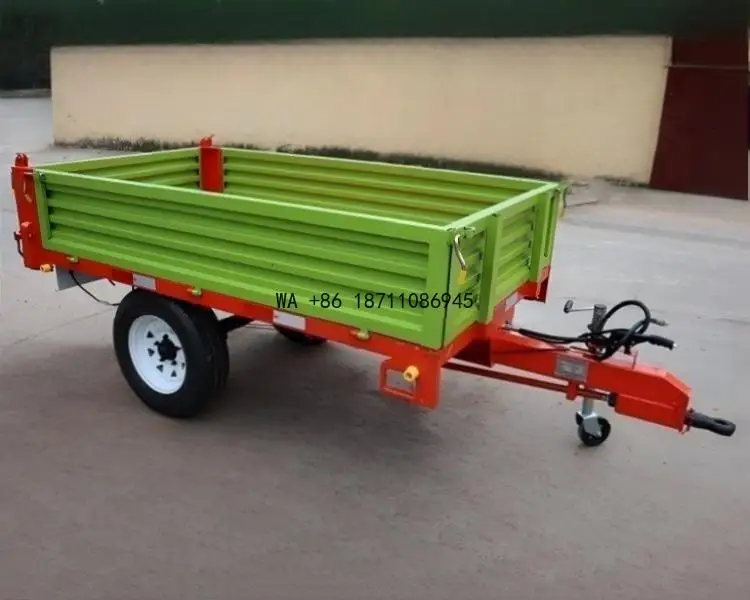 High Quality Agricultural Trailers Small Farm Tipper Trailers Heavy Duty