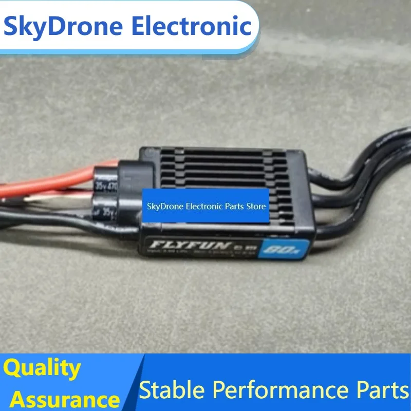 SkyDEl1pcs For Hobbywing FlyFun V5 80A ESC 3-6S Lipo Brushless Electrical Speed Controller Motor With DEO Function For Air