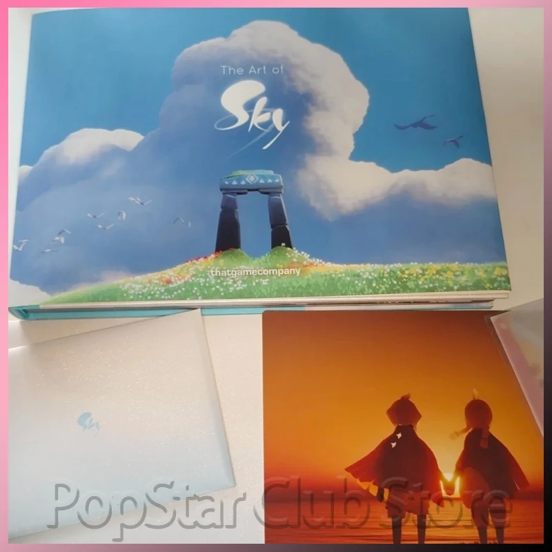 The Art Of Sky Game Peripheral Art-Book V1/2 Collection Book Nfc Scannable Badme Set Hardcover Decor Collectible Creative Fans