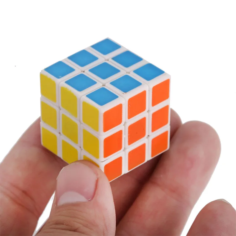 12 Uds Mini cubo 3CM 3x3 cubo de velocidad recompensas escolares premio en el aula para estudiantes recuerdos de fiesta de cumpleaños juguetes pequeños regalos para niños