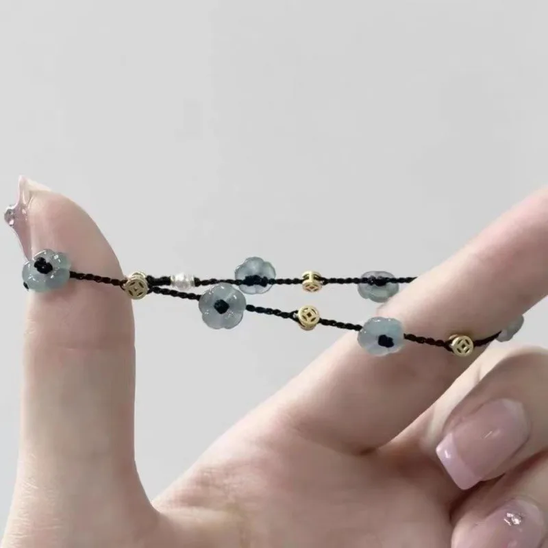 Coin Red Rope Bracelet for Women and Men Simple Versatile Handmade Weaving Couple's Hand Rope Gift Accessories envíos gratis