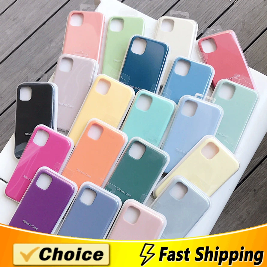 For iPhone 15 14 13 12 11 Pro Max Mini Case Luxury Liquid Silicone Phone Case for iPhone XR XSMax 14 Plus Camera Protection Case