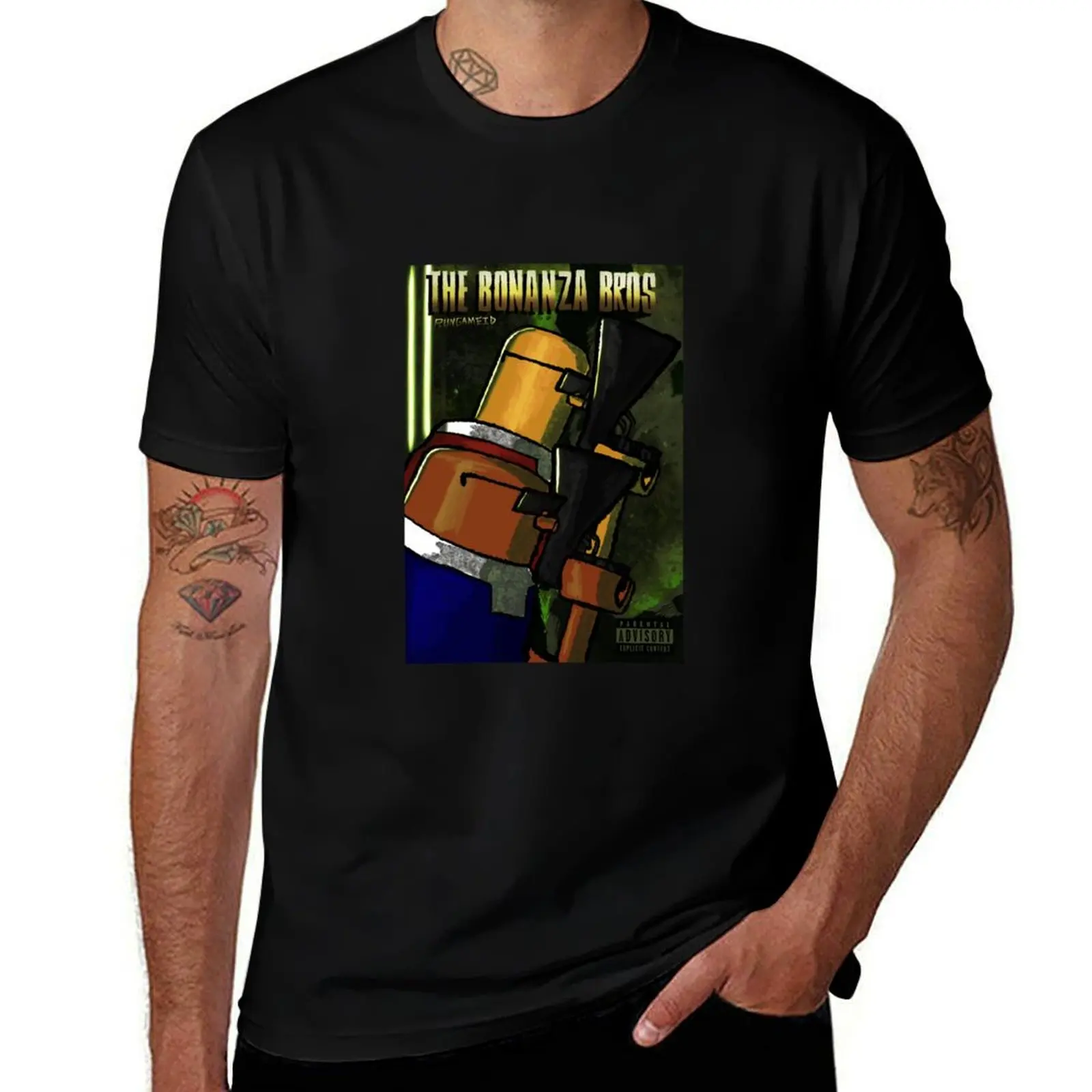 

The bonanza bros T-Shirt Regular Fit Plain Tee Shirt