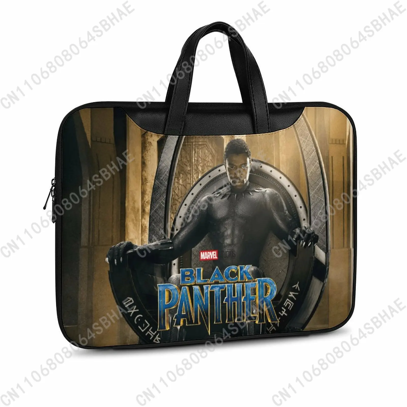 

Кожаный портфель Marvel Black Panther на заказ, унисекс, для ноутбука, деловой, ретро, из натуральной кожи, для косплея