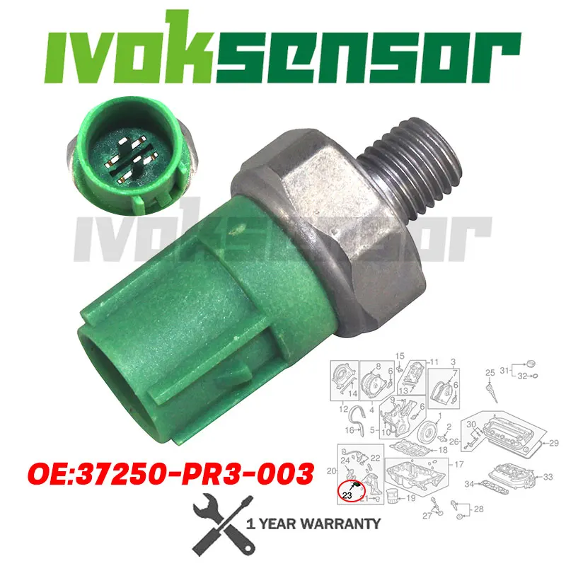 

37250-PR3-003 Датчик давления масла для моделей Honda Integra Civic Vtec Accord Prelude B16A B18C серии D16Y8 37250PR3003