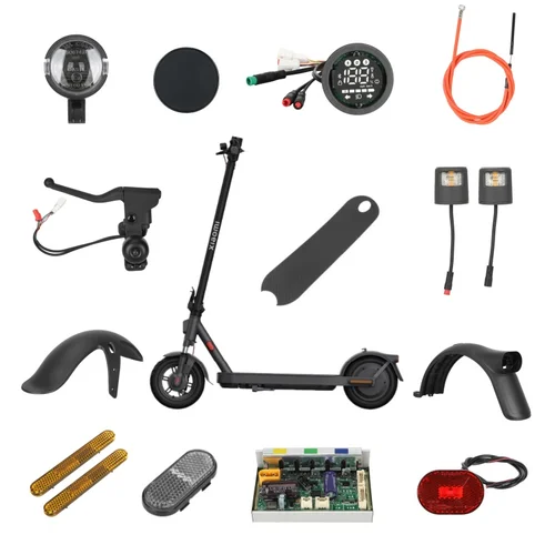 Para Xiaomi Elite Scooter piezas originales controlador guardabarros Reflector de luz para Mijia Elite Scooter accesorios de repuesto piezas