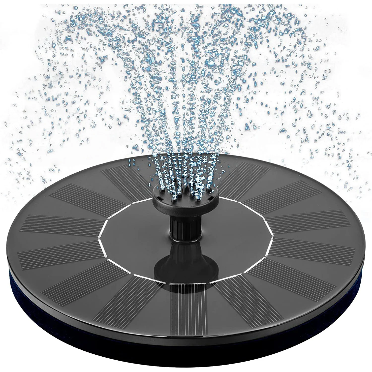 1W Solar Bird Bath Fountain Pump, Solar Fountain, Free Standing Floating Solar Powered Water Fountain Pump for Bird Bath, Garden