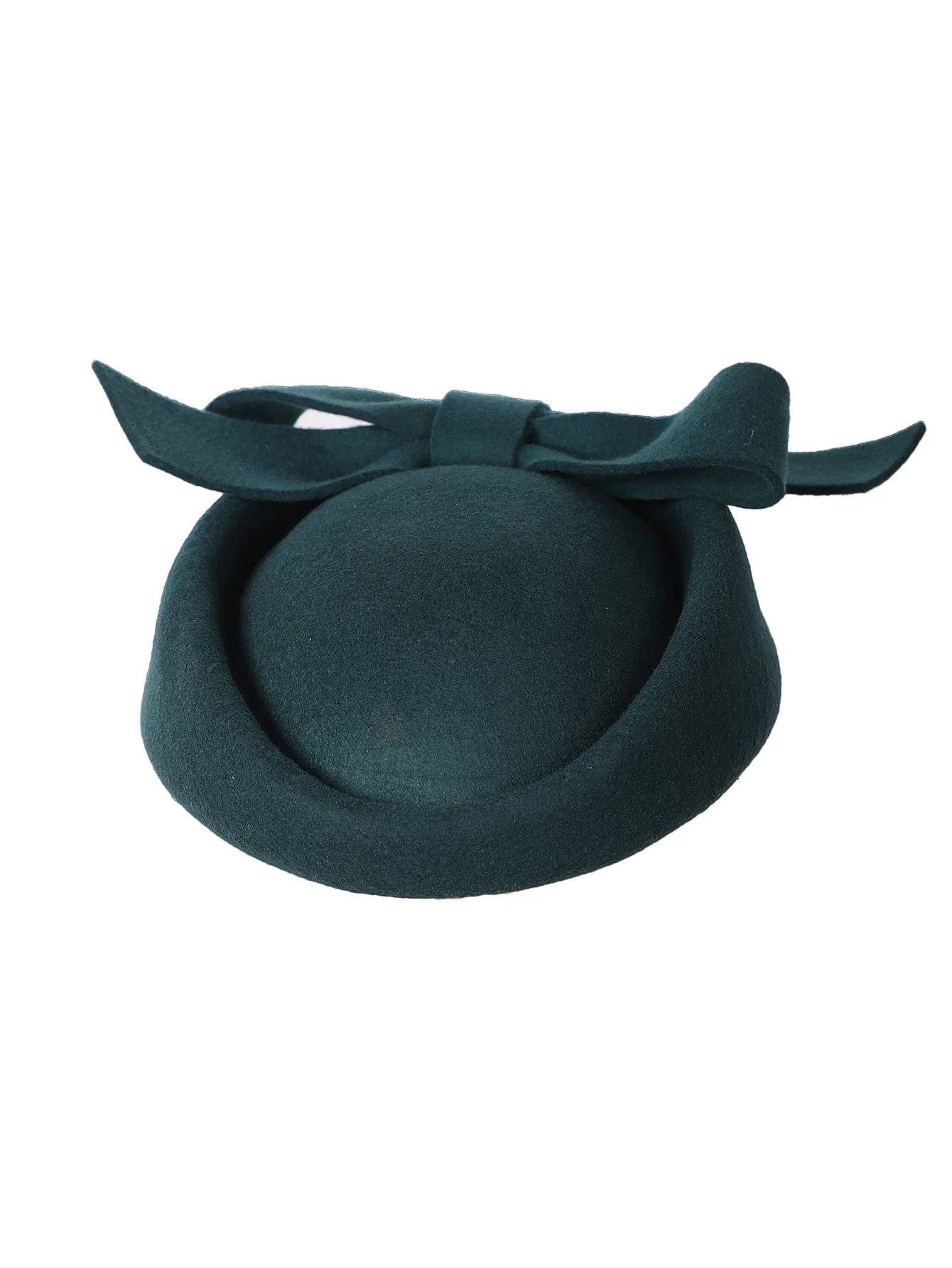 FS donne chiesa Fascinators cappelli nero Vintage lana matrimonio Pillbox Tea Party Hat Fedora feltro Fedora rosso per le signore Derby Hat