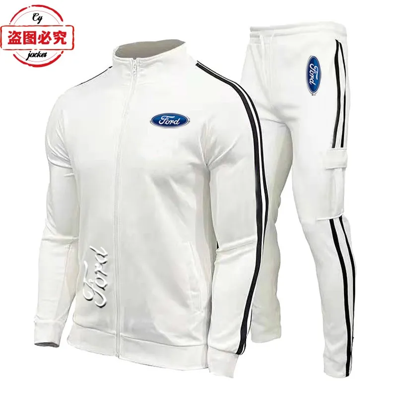 WRC Rally Ford Racing Car Logo Racing Suit Casual Sportswear Men's Spring and Autumn Suit Ford Car Logo