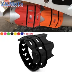KTM EXC için egzoz uç borusu koruyucu yüzey koruma EXCF XC EXC SX EXC SX SXF altı gün 125 200 250 300 350 450 500 evrensel