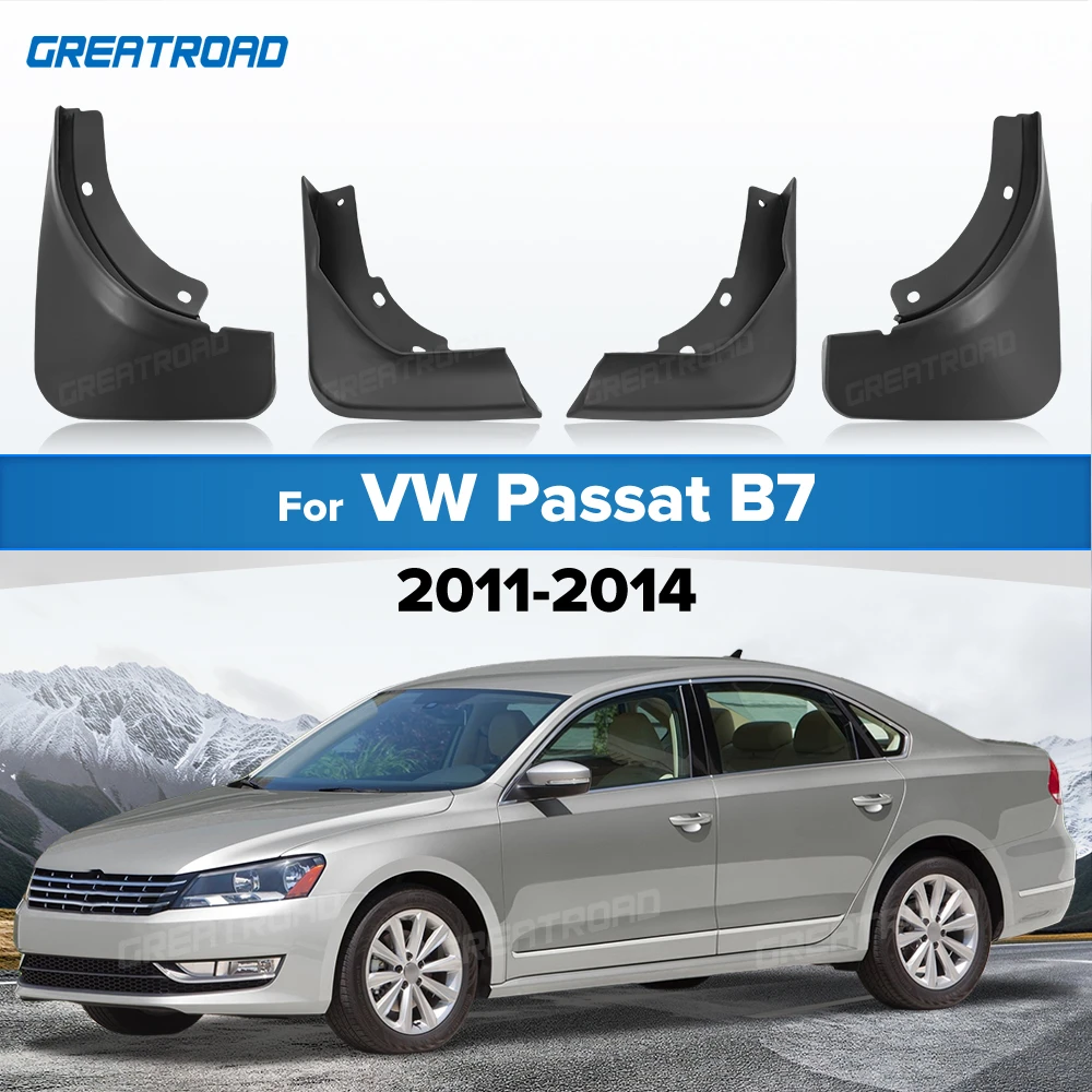 Fender For Volkswagen VW Passat B7 2011 2012 2013 2014 Mudflaps Splash Guards Mudguards Mud Flaps car Accessories