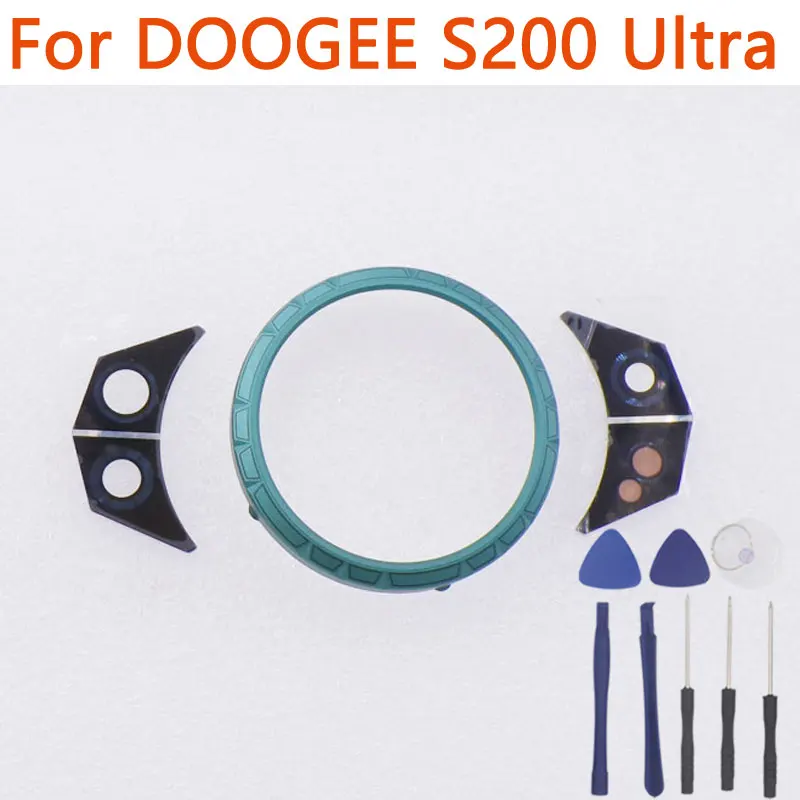 

Новые оригинальные линзы задней камеры DOOGEE S200 Ultra, левая и правая линзы, декоративные элементы для задней камеры, запчасти для телефона DOOGEE S200 Plus