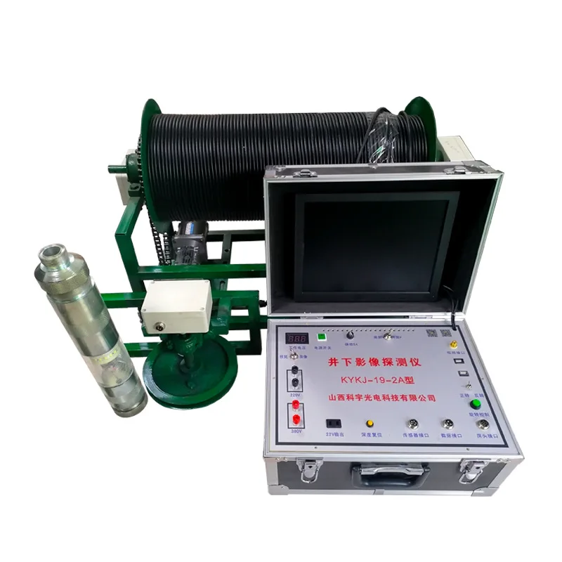 800m Downhole TV Logging Pipeline Detection 360 Degree Rotating Downhole TV