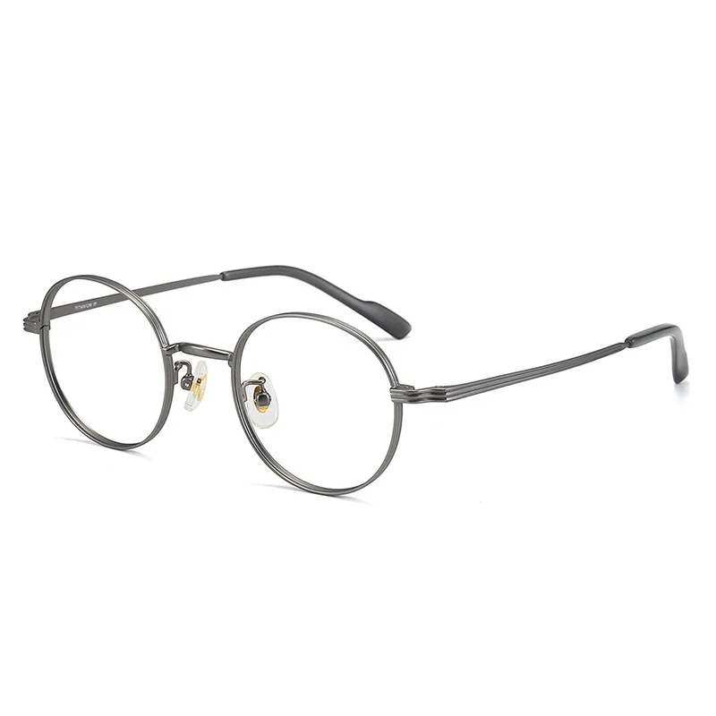 Small Size Retro Vintage Glasses Fashion Ultra Light Titanium Eyewear Myopia Optical Prescription Eyeglasses Frame Man Woman