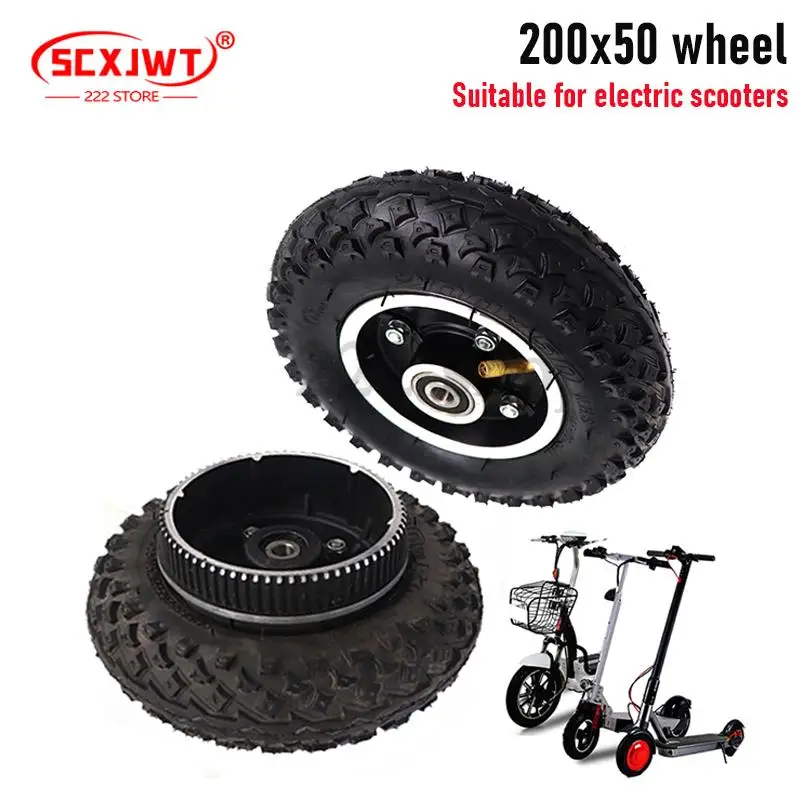 

High Performance 200X50 Pneumatic Tires "Electric Scooter Tires Accessories Electric Scooter Wheels 200x50 Front Tires