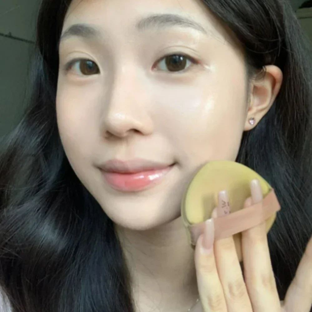 Pineapple Pie Powder Puff Double Side Air Cushion Dry Wet Use BB Cream Foundation Concealer Soft Sponge Face Makeup Puffs Tool