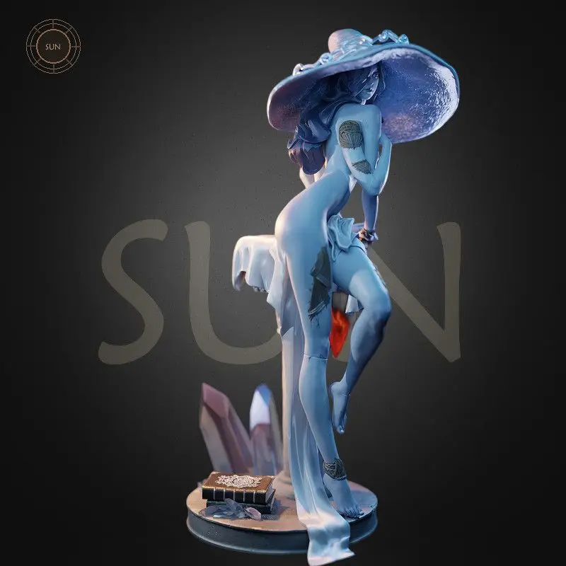 Deep Sea Witch High-precision Printed Resin Unpainted Figure Ornament Decoration Craft Gift DIY Self-assembly Models