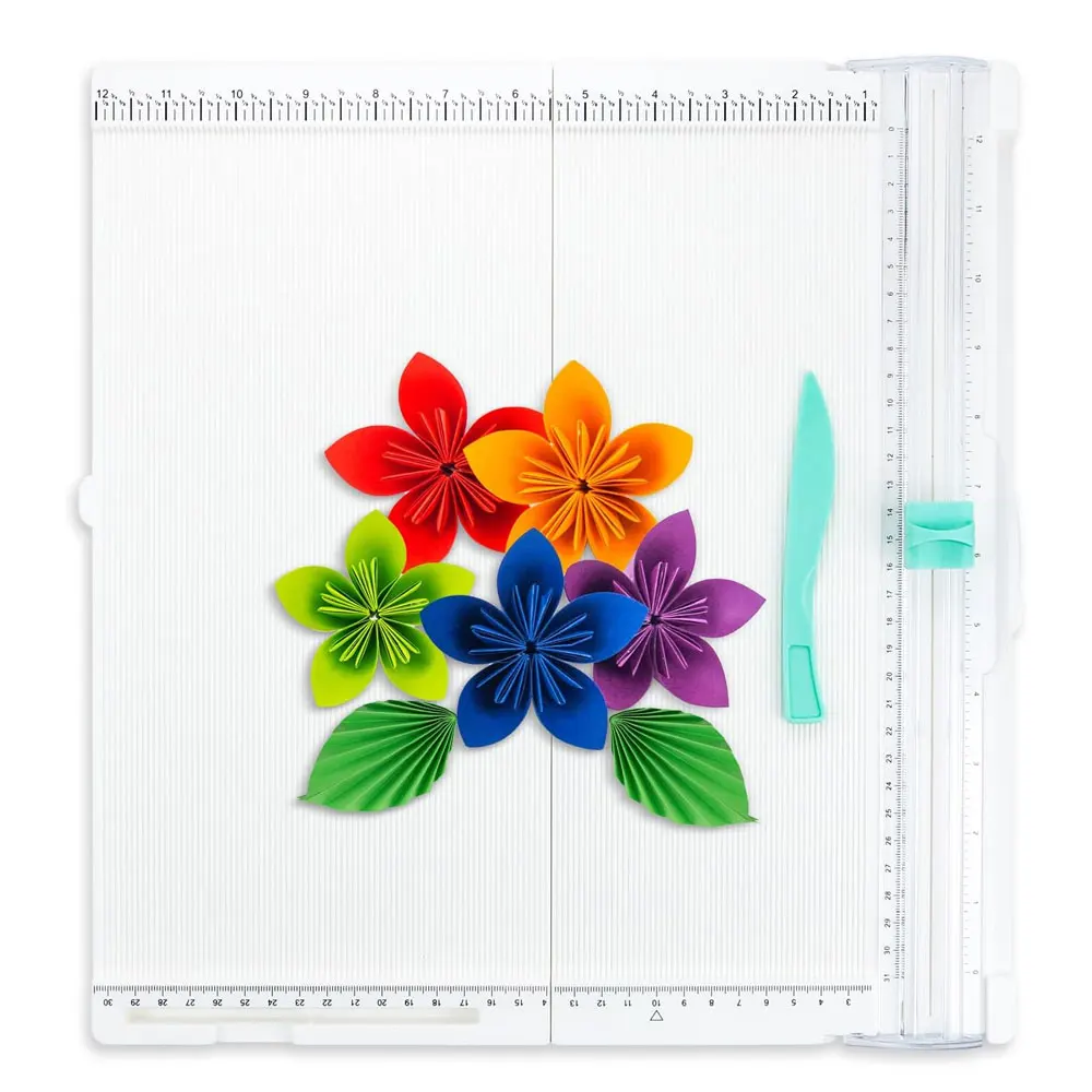 

Доска для биговки 12x12 дюймов, складная доска для биговки с инструментом для биговки, подходит для рукоделия и создания скрапбуков.