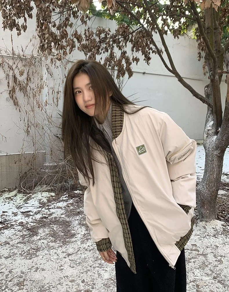 

Bomber Jackets Womens Jacket Streetwear Autumn Youthful Young Teenager Teens Millennial Students School Campus Girl's Girls' Ins