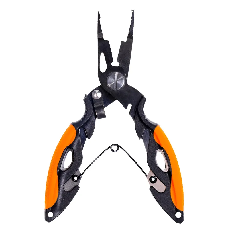 New Multifunctional Fishing Pliers Accessories 420 Stainless Steel Body Scissors Line Cutter Hooks Remover Outdoor Fishing Tools