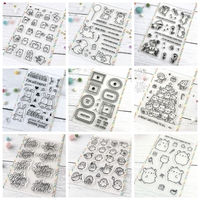 Little Bear Agenda Stamps Honey Bunny Rubber Clear Stamps For DIY Scrapbooking Album Card Making Decoration Paper Craft Stamps