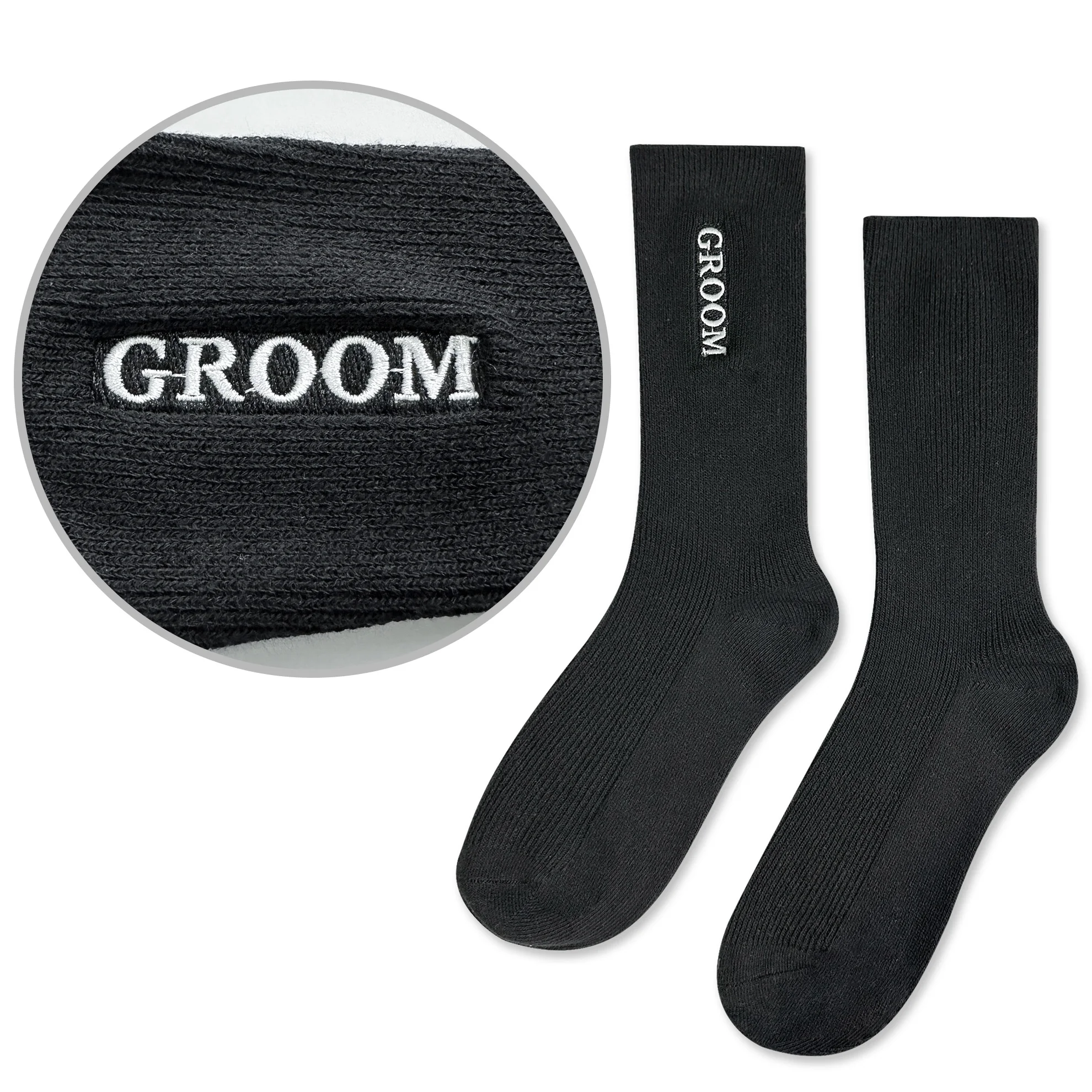 Groom Embroidered Classic Blac - Men'S Grooming Wedding Day review and price