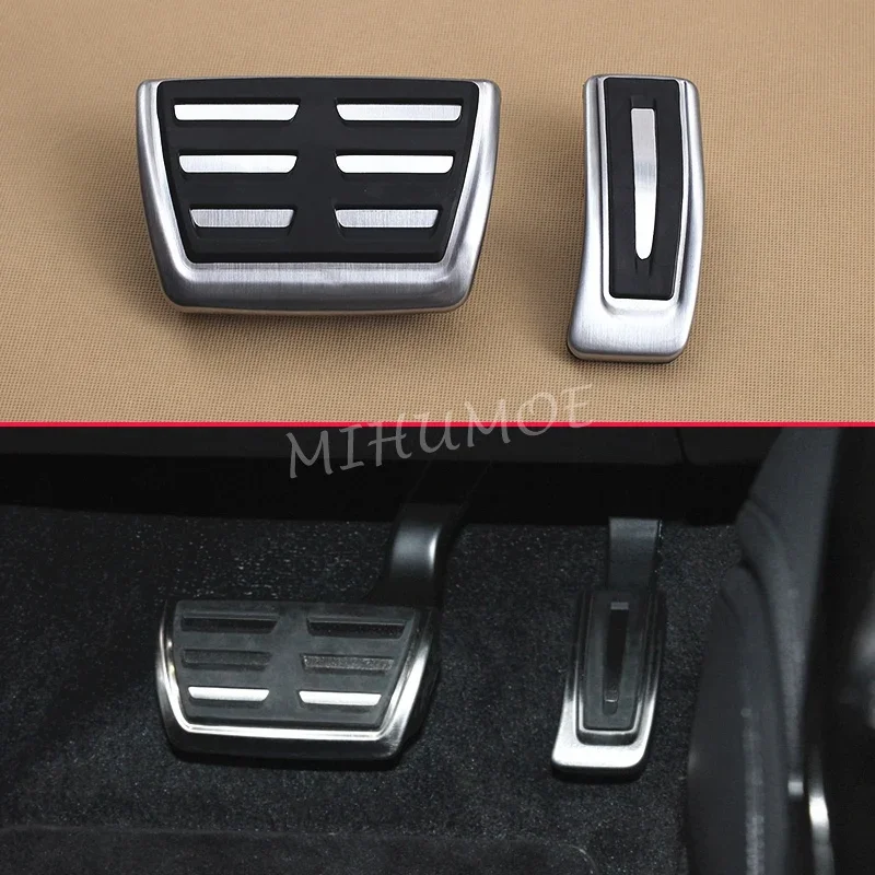 LHD Gas Brake Pedal Cover For Audi Q5 Q7 Q8 A4 A5 Sportback/Coupe/Cabriolet A6 A7 Volkswagen Touareg Porsche Cayenne Coupe