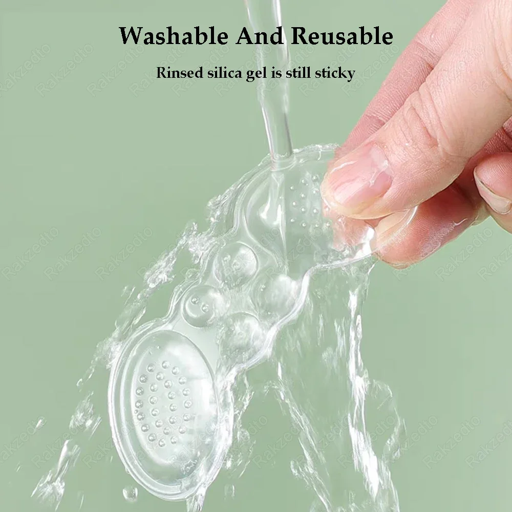 6 قطعة حماة كعب السيليكون للأحذية امرأة عالية الكعب إدراج حشو كعب منصات للأحذية كبيرة جدا تقليل حجم مكافحة ارتداء وسادة للقدم