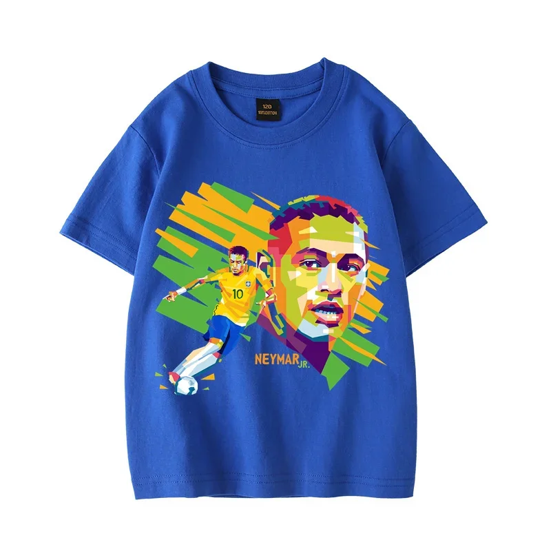 

Neymart 100% new cotton fashion T-shirt sweat breathable T-shirt short sleeve T-shirt summer child clothes comfortable