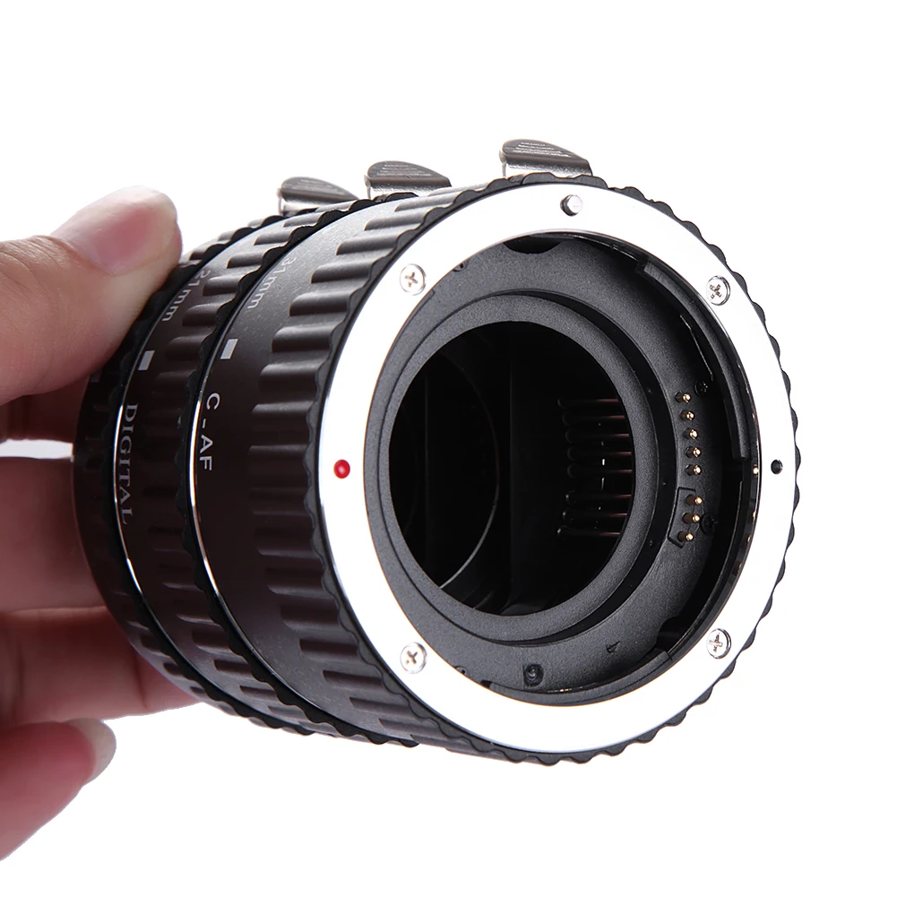 Camera Macro Lens Extension Tube Replacement Compatible for Canon EF EF-S Camera Auto Focus TTL Ring Adapter