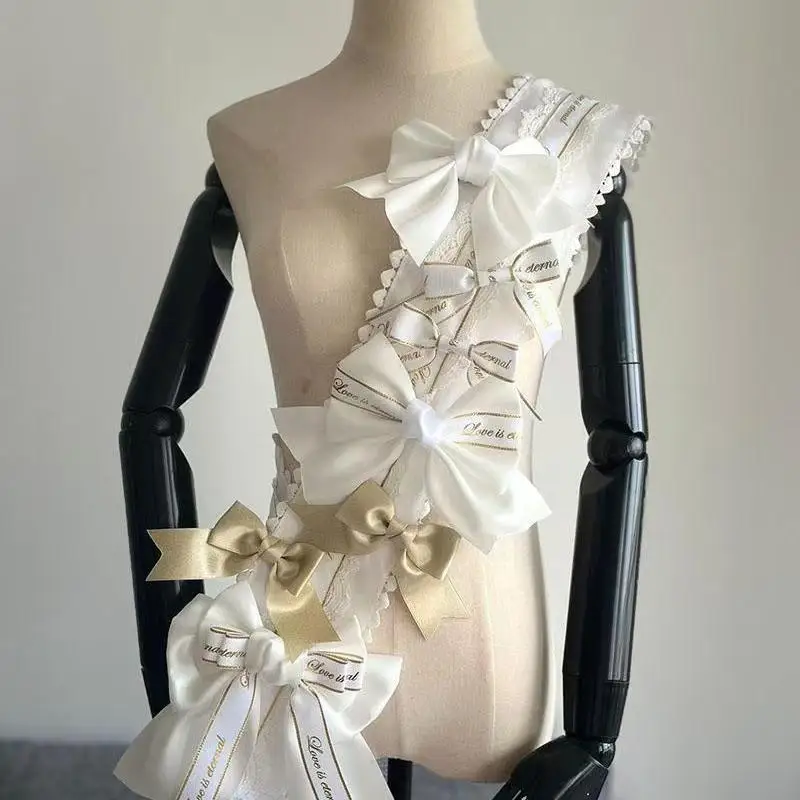 

Lolita decoration Handmade Lolita Ribbon Bow accessories gorgeous 2025 new