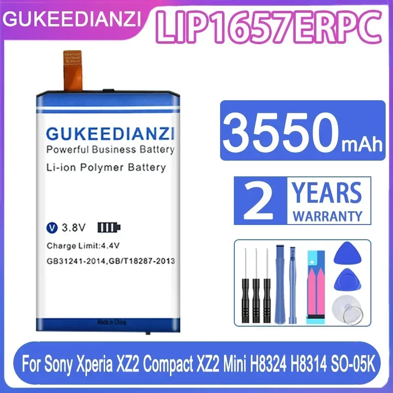 

Аккумулятор GUKEEDIANZI для Sony Xperia XZ2 Compact XZ2 Mini H8324 H8314, 3550 мАч