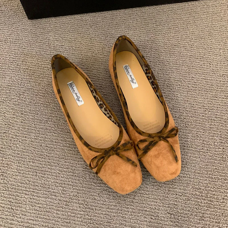 Weiche Damen-Flats mit Schuhen, neu im Frühling und Herbst, flache modische Schuhe mit Schmetterlingsknoten für Damen, Slip-On-Schuhe. – Detail 10