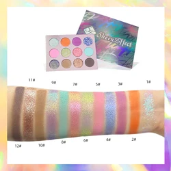 Paleta de maquillaje profesional de alta calidad, sombra de ojos, cosméticos