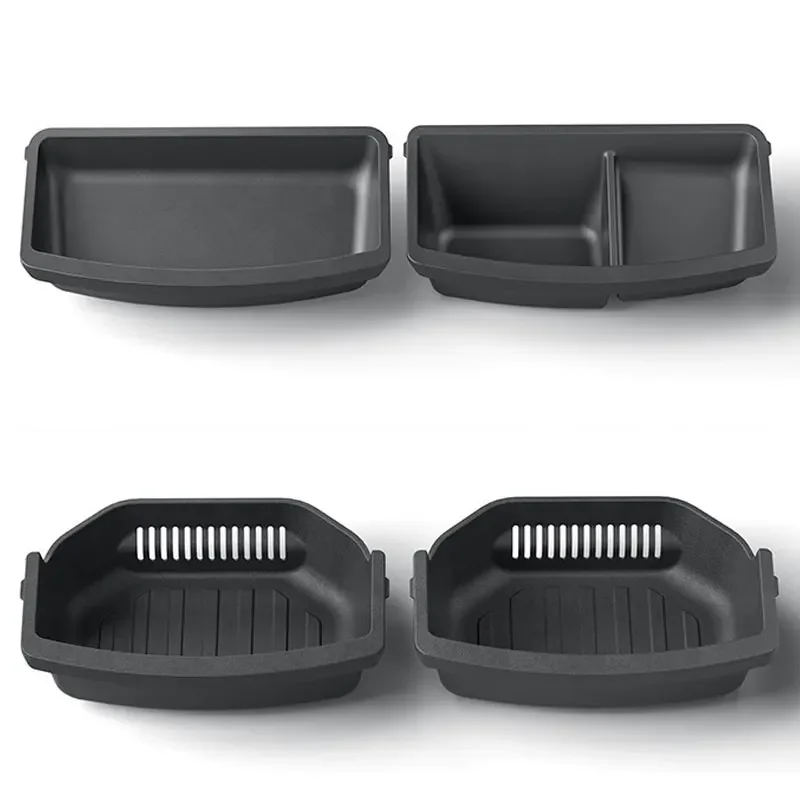 Auto-Zubehör Autositz-Aufbewahrungsbox für Tesla 2025 Model YL 6-Sitzer Unter-Sitz TPE-Schublade Vorder- und Rücksitz-Organizer-Box – Detail 2