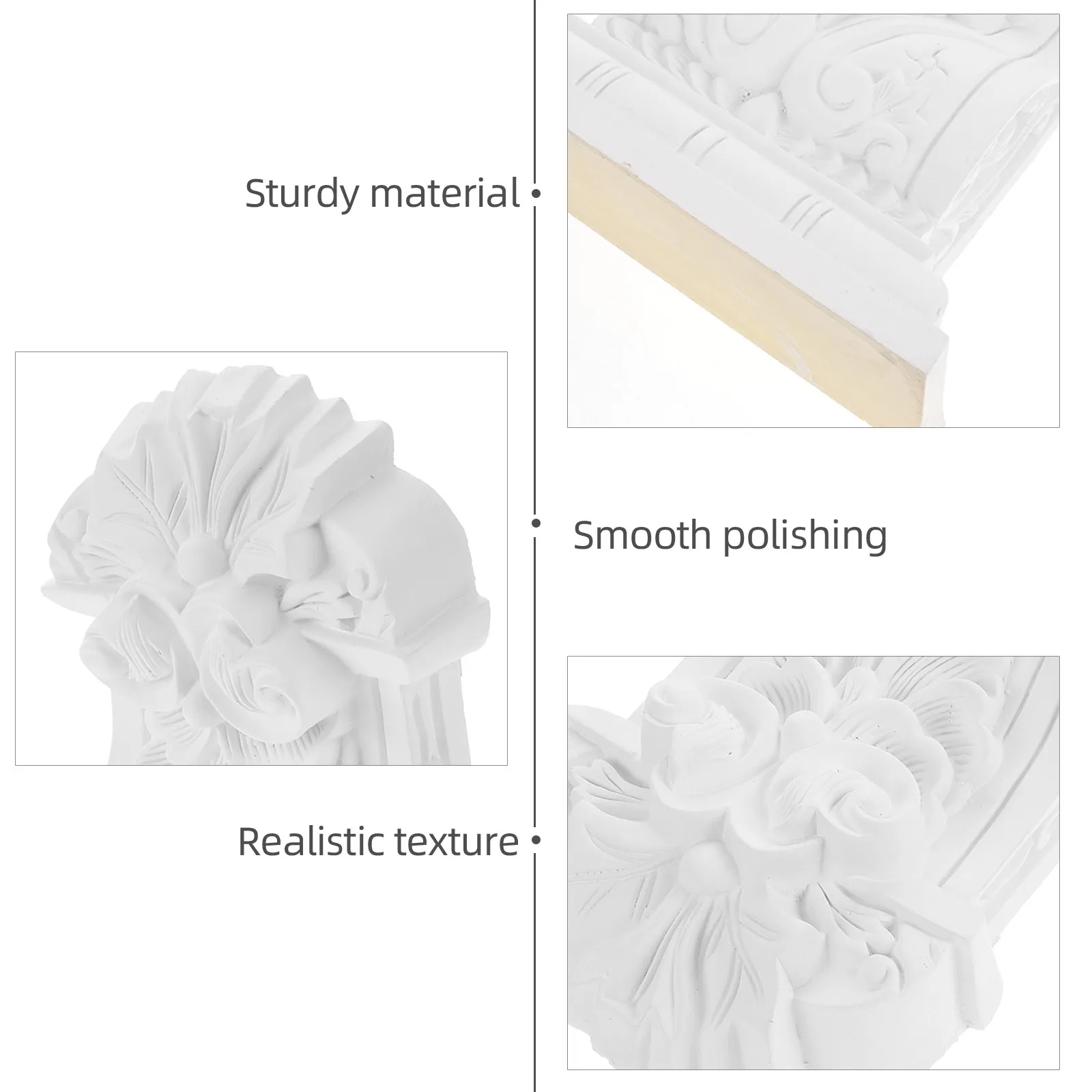 

European Style Corbels Roman Column Head Decor Carved PU Corbels for Home Decor Ceiling Corner Support Decorative Bracket